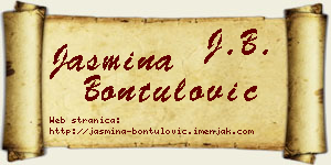 Jasmina Bontulović vizit kartica